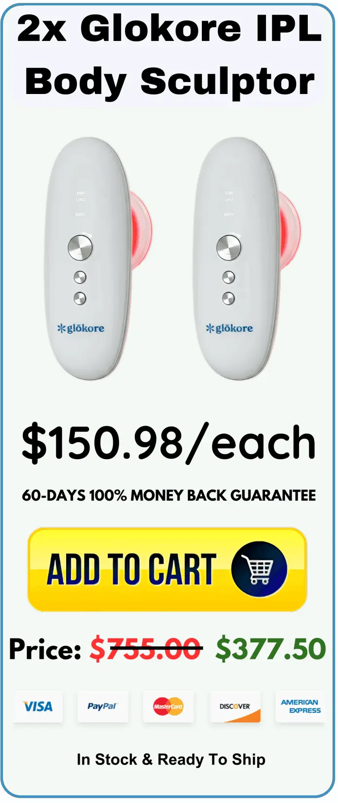 Glokore IPL Body Sculptor offer price 